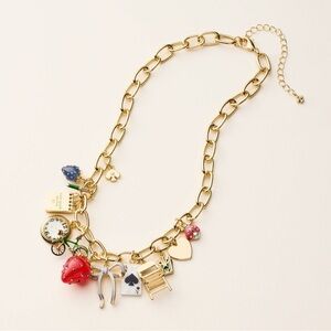 Kate spade new york x Target Chunky Charm Statement Necklace-Gold